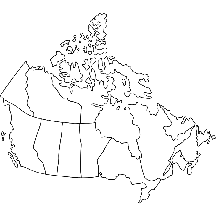 canada map