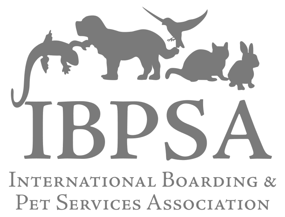 IBPSA International Boarding Pet Services Association logo grey